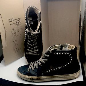 Golden Goose Black Slide Sneakers